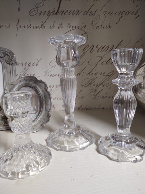 Glas-Kerzenleuchter – Bild 2