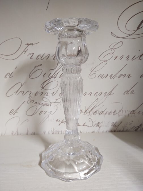 Glas-Kerzenleuchter