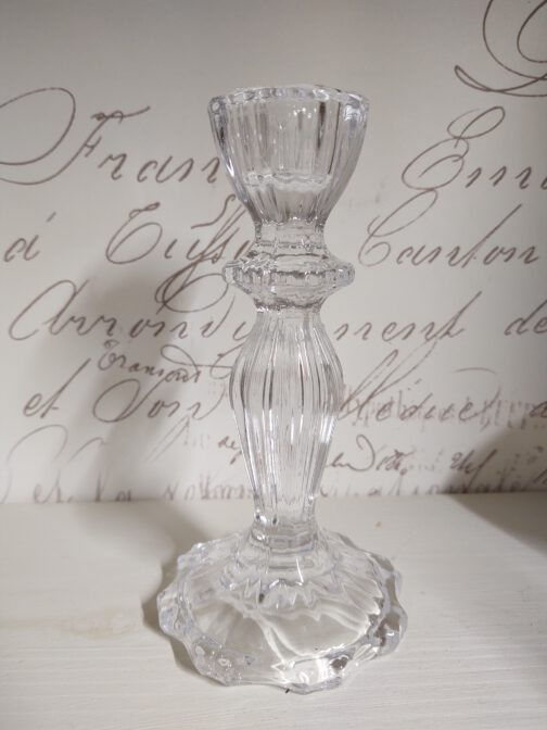 Glas-Kerzenleuchter
